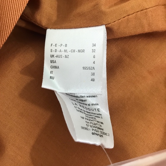 Mustard Wrap Skirt with Side Tie - Picture 4 of 8